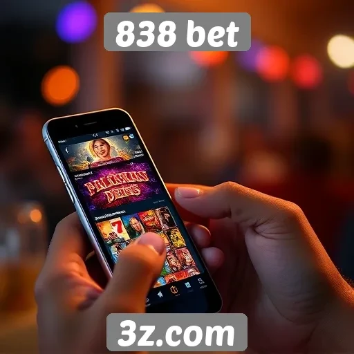 Experiência do usuário em dispositivos móveis no 838 bet