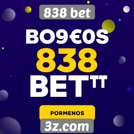 Promoções e bônus oferecidos pela 838 bet